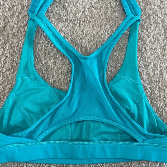 Lululemon Glide And Stride Tank Heathered Viridian Green Size 8 - Picture 7 of 7